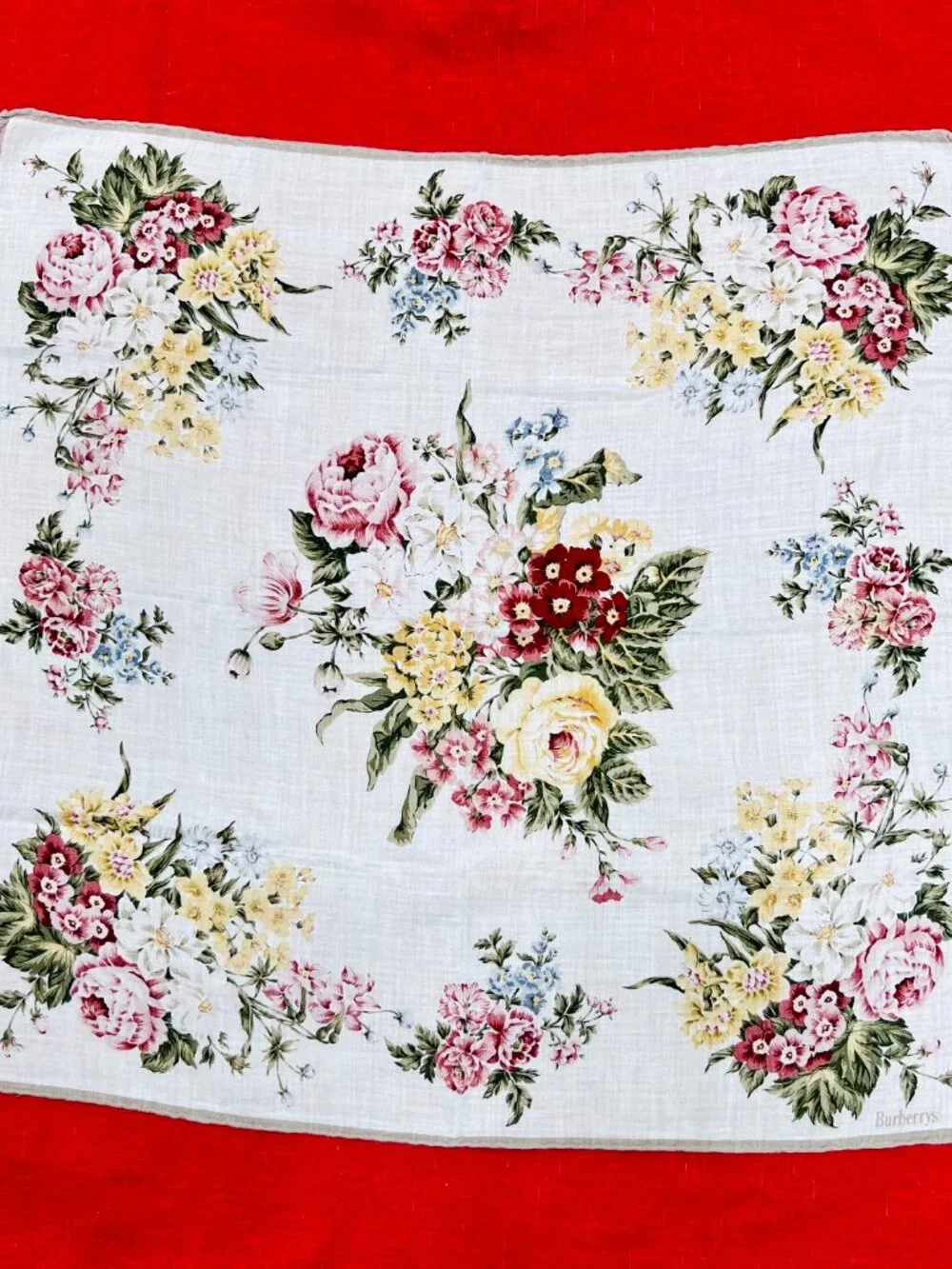 Burberry Neck-Kerchief cotton made 21.5